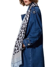 LIUJO ANIMALIER Bufanda azul polvoriento - Bufandas - 5