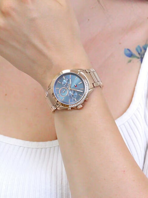 KENNEDY Reloj multifunci&oacute;n rosa de acero - Relojes