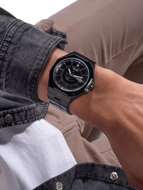 EMPEROR Reloj con fecha y hora negro - Relojes