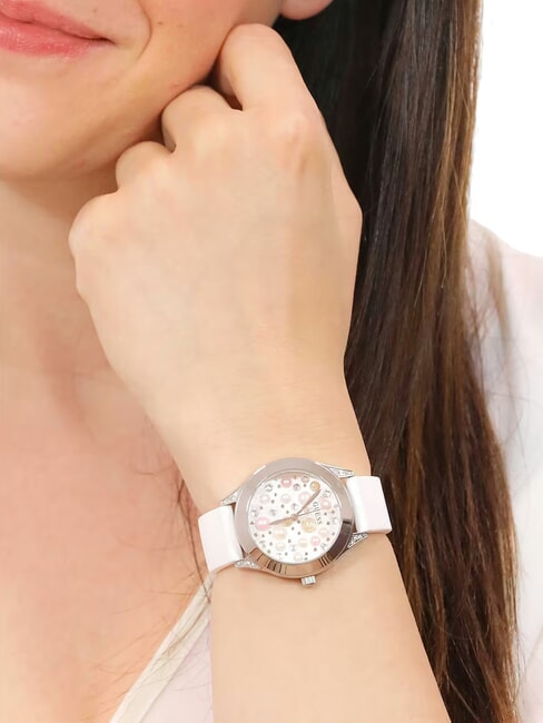 PEARL Reloj que solo muestra la hora blanco - Relojes
