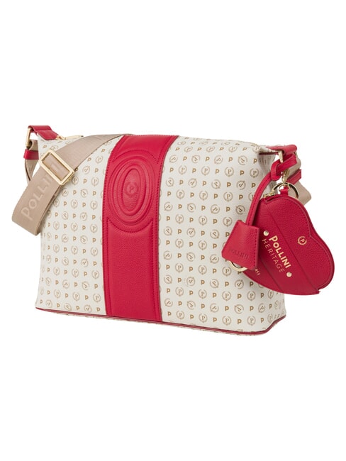 HERITAGE Bolso de hombro marfil rojo - Bolsos Mujer