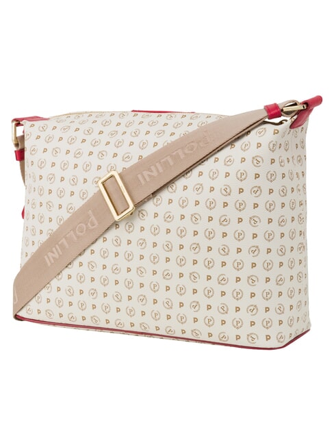 HERITAGE Bolso de hombro marfil rojo - Bolsos Mujer