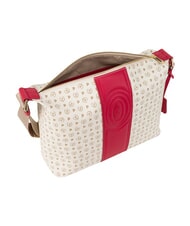 POLLINI HERITAGE Bolso de hombro marfil rojo - Bolsos Mujer - 4