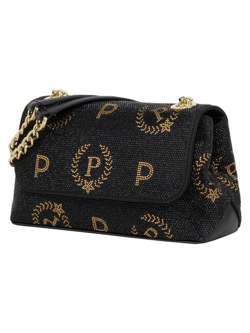 HERITAGE Minibolso de hombro con cadena negro - Bolsos Mujer