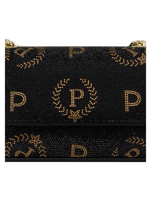 HERITAGE Minibolso de hombro con cadena negro - Bolsos Mujer