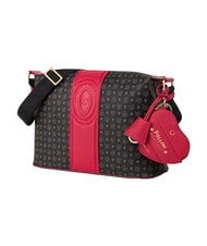 POLLINI HERITAGE Bolso de hombro negro rojo - Bolsos Mujer - 2