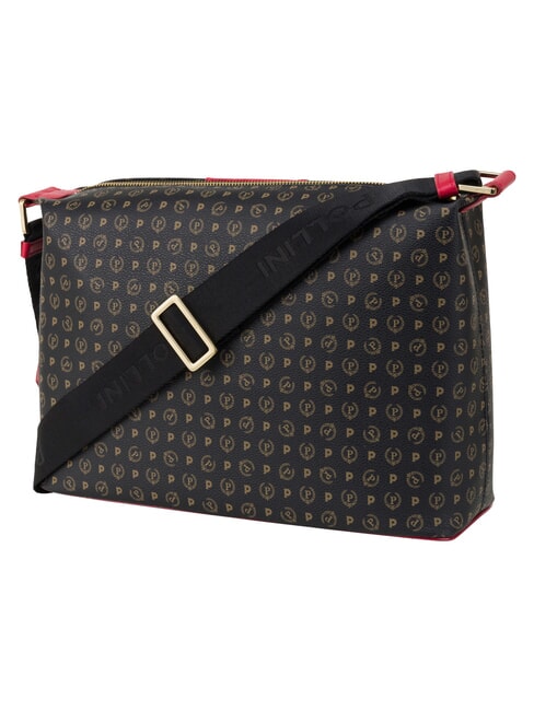 HERITAGE Bolso de hombro negro rojo - Bolsos Mujer