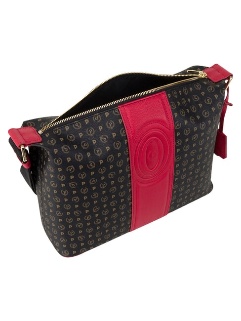 HERITAGE Bolso de hombro negro rojo - Bolsos Mujer