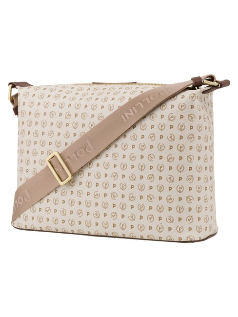 HERITAGE Bolso de hombro marfil marr&oacute;n - Bolsos Mujer
