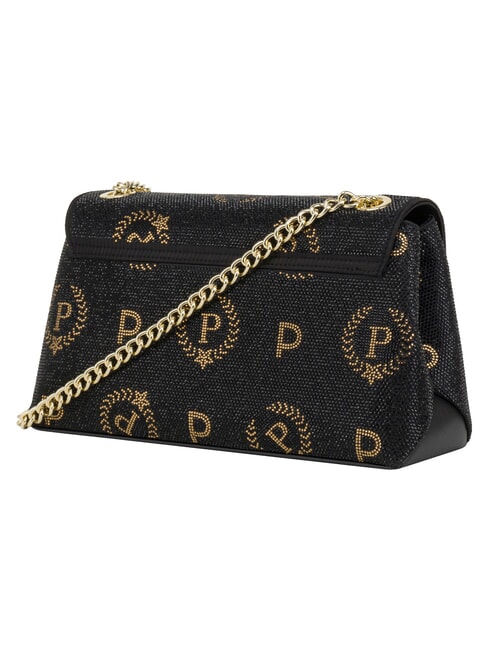 HERITAGE Bolso de hombro con cadena negro - Bolsos Mujer
