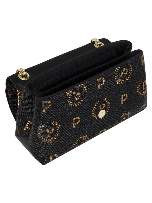 HERITAGE Bolso de hombro con cadena negro - Bolsos Mujer
