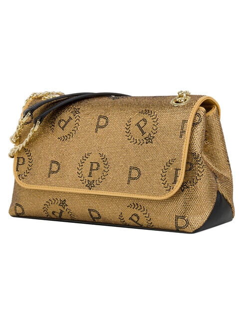 HERITAGE Bolso de hombro con cadena platino - Bolsos Mujer