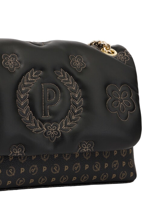 HERITAGE Bolso de hombro con cadena negro - Bolsos Mujer
