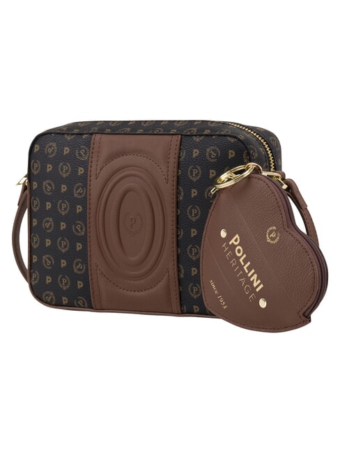 HERITAGE Minibolso de hombro negro marr&oacute;n - Bolsos Mujer