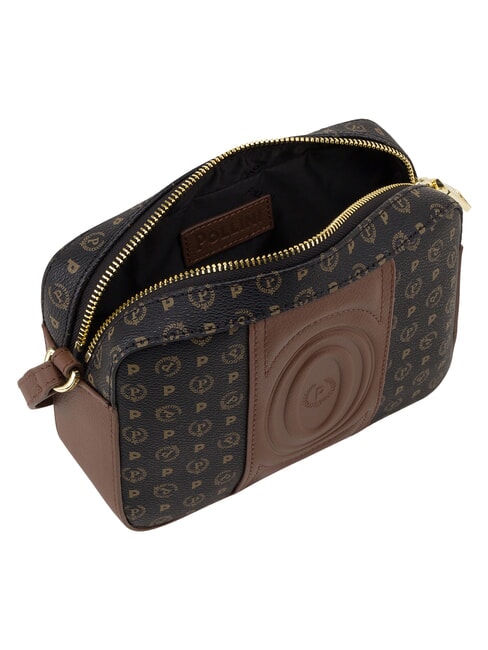 HERITAGE Minibolso de hombro negro marr&oacute;n - Bolsos Mujer