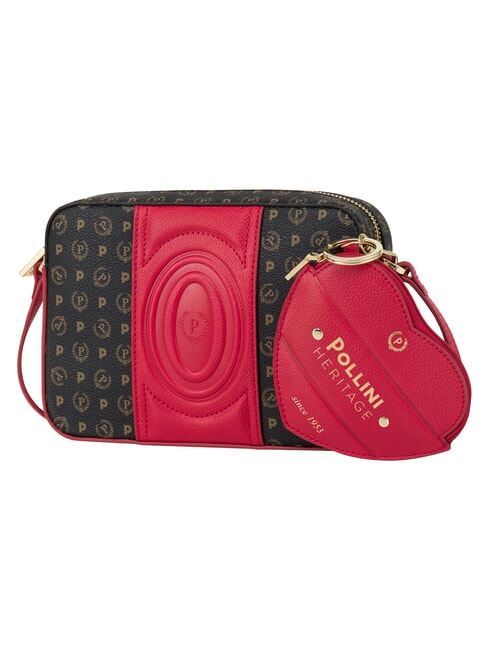 HERITAGE Minibolso de hombro negro rojo - Bolsos Mujer