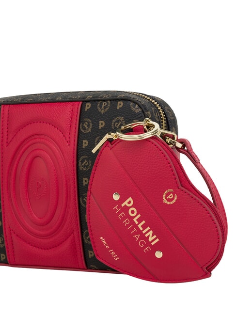 HERITAGE Minibolso de hombro negro rojo - Bolsos Mujer