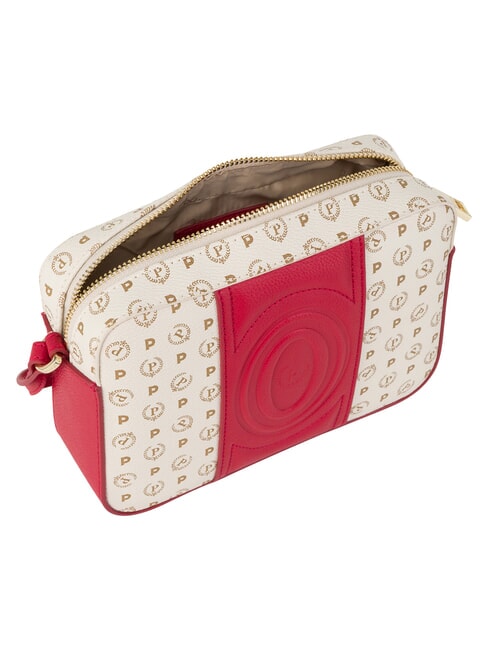 HERITAGE Minibolso de hombro marfil rojo - Bolsos Mujer