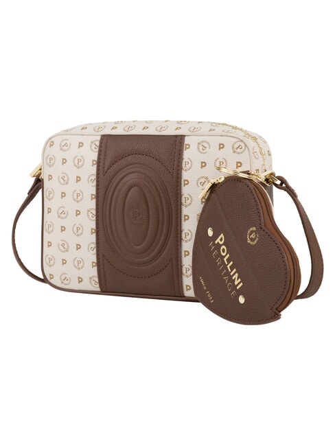 HERITAGE Minibolso de hombro marfil marr&oacute;n - Bolsos Mujer