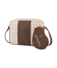 POLLINI HERITAGE Minibolso de hombro marfil marr&oacute;n - Bolsos Mujer - 2