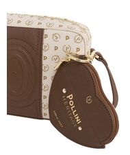 POLLINI HERITAGE Minibolso de hombro marfil marr&oacute;n - Bolsos Mujer - 5
