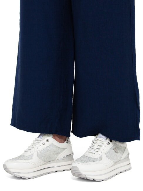 RYTA Zapatillas blanco plateado - Zapatos Mujer