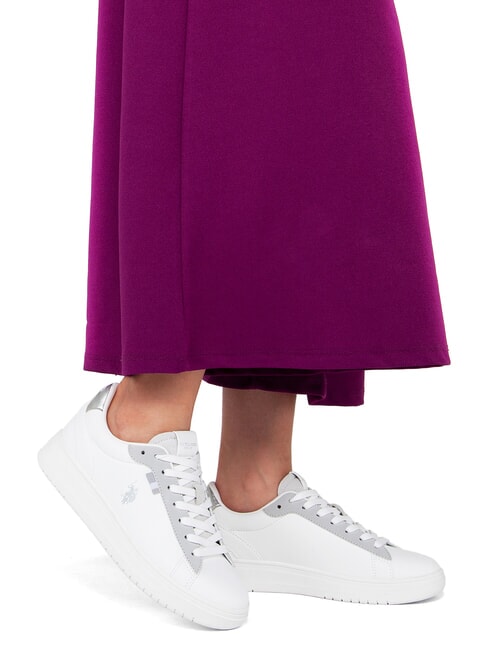 KOSMO Zapatillas deportivas para mujer blanco plateado - Zapatos Mujer