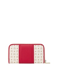 POLLINI HERITAGE Cartera grande con cremallera. marfil rojo - Carteras Mujer - 2