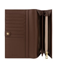 POLLINI HERITAGE Cartera grande con tarjetero marfil marr&oacute;n - Carteras Mujer - 3