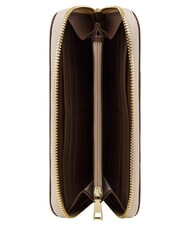 POLLINI HERITAGE Cartera grande con cremallera. marfil marr&oacute;n - Carteras Mujer - 3