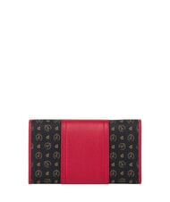 POLLINI HERITAGE Cartera grande con tarjetero negro rojo - Carteras Mujer - 2