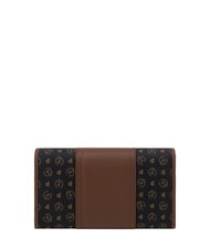 POLLINI HERITAGE Cartera grande con tarjetero negro marr&oacute;n - Carteras Mujer - 2