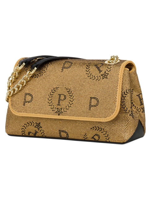 HERITAGE Minibolso de hombro con cadena platino - Bolsos Mujer