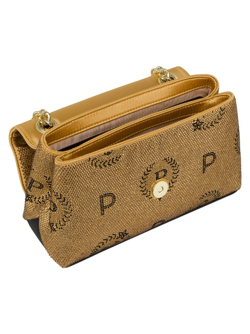 HERITAGE Minibolso de hombro con cadena platino - Bolsos Mujer