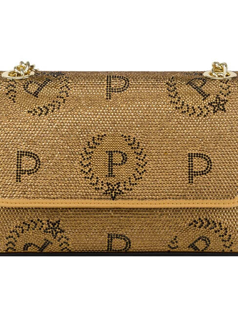 HERITAGE Minibolso de hombro con cadena platino - Bolsos Mujer