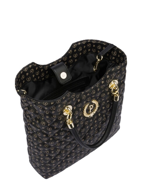 HERITAGE Bolso de hombro con doble asa. negro - Bolsos Mujer
