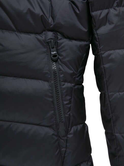 ORIGINAL SPARKLE Chaqueta de plumas con capucha negro - Chaquetas de plumas de mujer