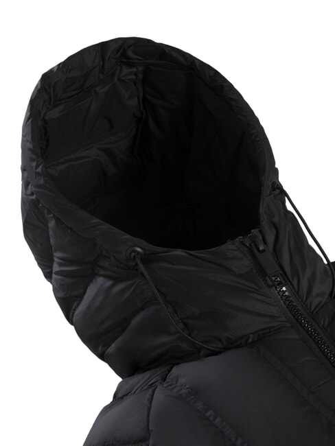 NEW EXPLORER Chaqueta de plumas con capucha negro - Chaquetas de plumas para hombre