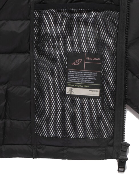 NEW EXPLORER Chaqueta de plumas con capucha negro - Chaquetas de plumas para hombre