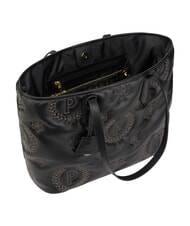 POLLINI HERITAGE Bolso de hombro con neceser negro - Bolsos Mujer - 4