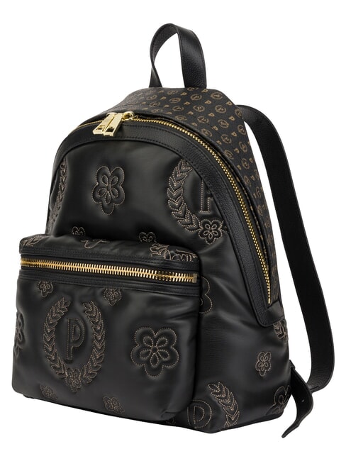 HERITAGE Mochila con bolsillo frontal negro - Bolsos Mujer