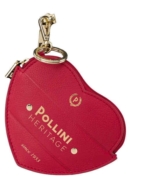 HERITAGE Mochila con bolsillo frontal y llavero. negro rojo - Bolsos Mujer