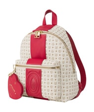 POLLINI HERITAGE Mochila con bolsillo frontal y llavero. - Bolsos Mujer