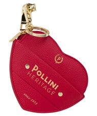 POLLINI HERITAGE Mochila con bolsillo frontal y llavero. marfil rojo - Bolsos Mujer - 5