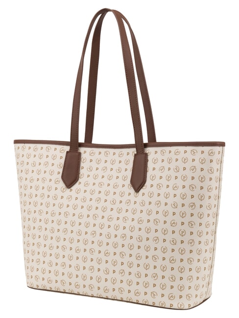 HERITAGE Bolso de compras de hombro con neceser. marfil marr&oacute;n - Bolsos Mujer