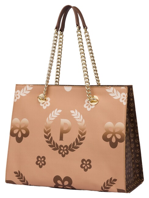 HERITAGE  Bolsa de la compra con estampado all over marr&oacute;n / crema - Bolsos Mujer