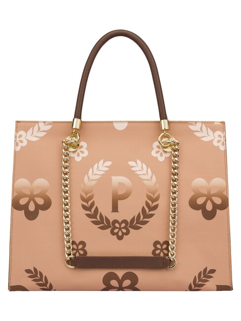 HERITAGE  Bolsa de la compra con estampado all over marr&oacute;n / crema - Bolsos Mujer
