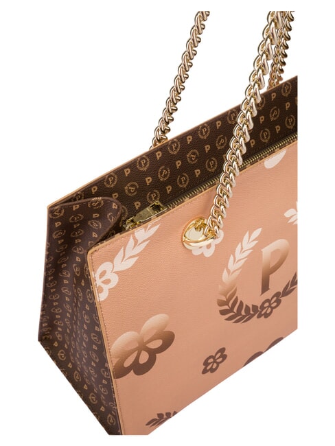 HERITAGE  Bolsa de la compra con estampado all over marr&oacute;n / crema - Bolsos Mujer