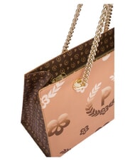 POLLINI HERITAGE  Bolsa de la compra con estampado all over marr&oacute;n / crema - Bolsos Mujer - 5