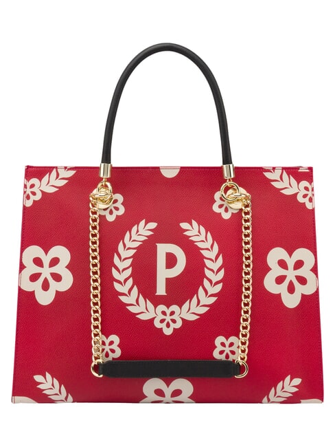 HERITAGE  Bolsa de la compra con estampado all over laca negra - Bolsos Mujer